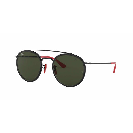 Ray-Ban Men's Sunglasses Ferrari Black G-15 Green Metal Metal  0RB3647M F02831 51