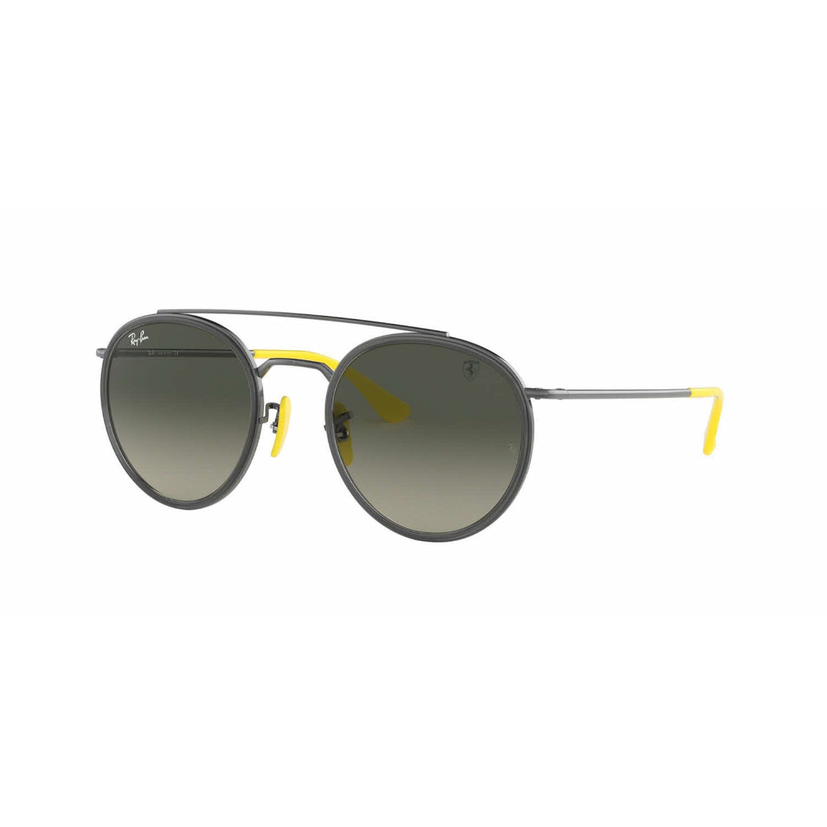 Ray-Ban Men&#39;s Sunglasses Ferrari Gunmetal Light Grey Gradient Dark Grey Metal Metal  0RB3647M F03071 51