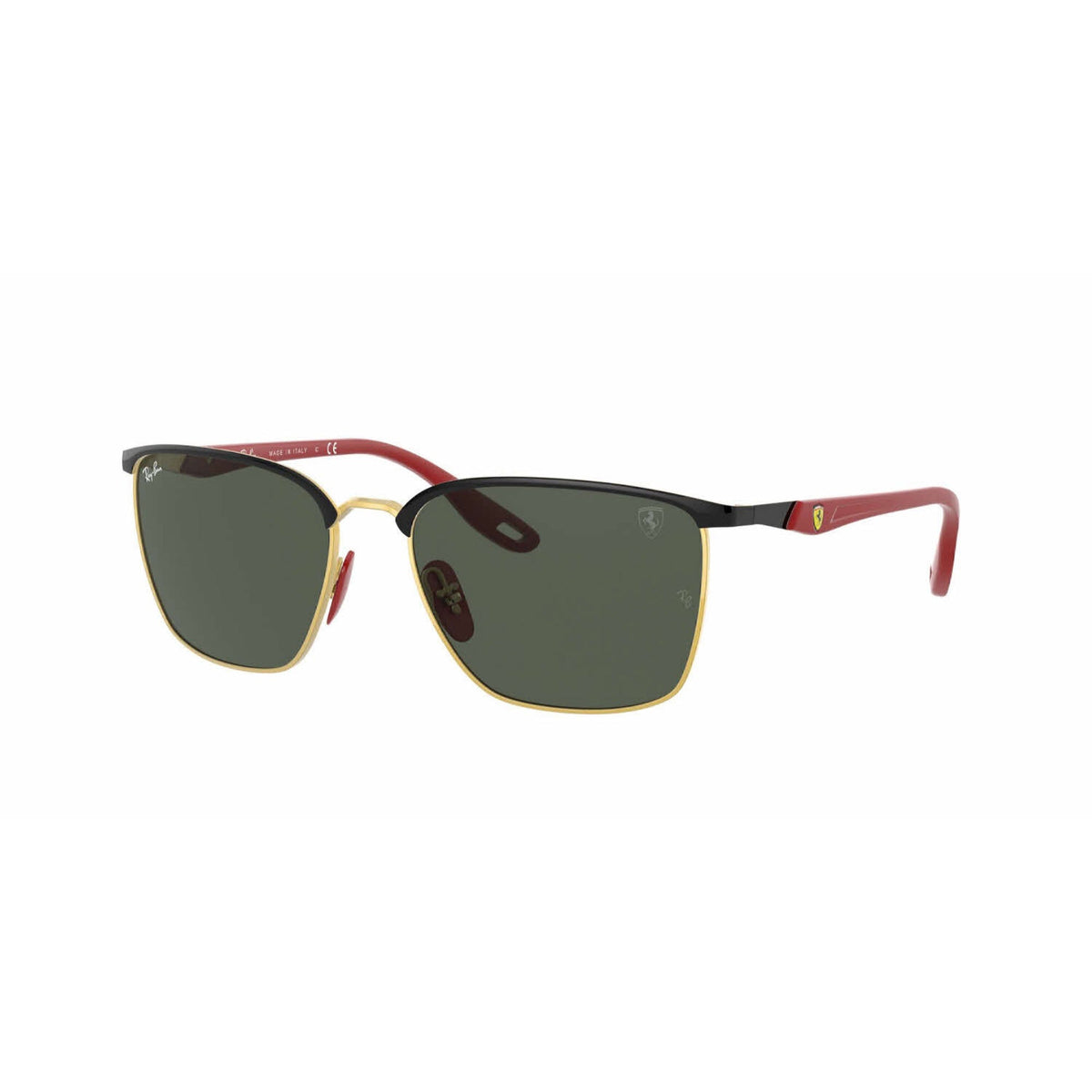 Ray-Ban Unisex Sunglasses  Black Dark Green Metal Metal  0RB3673M F06171 56