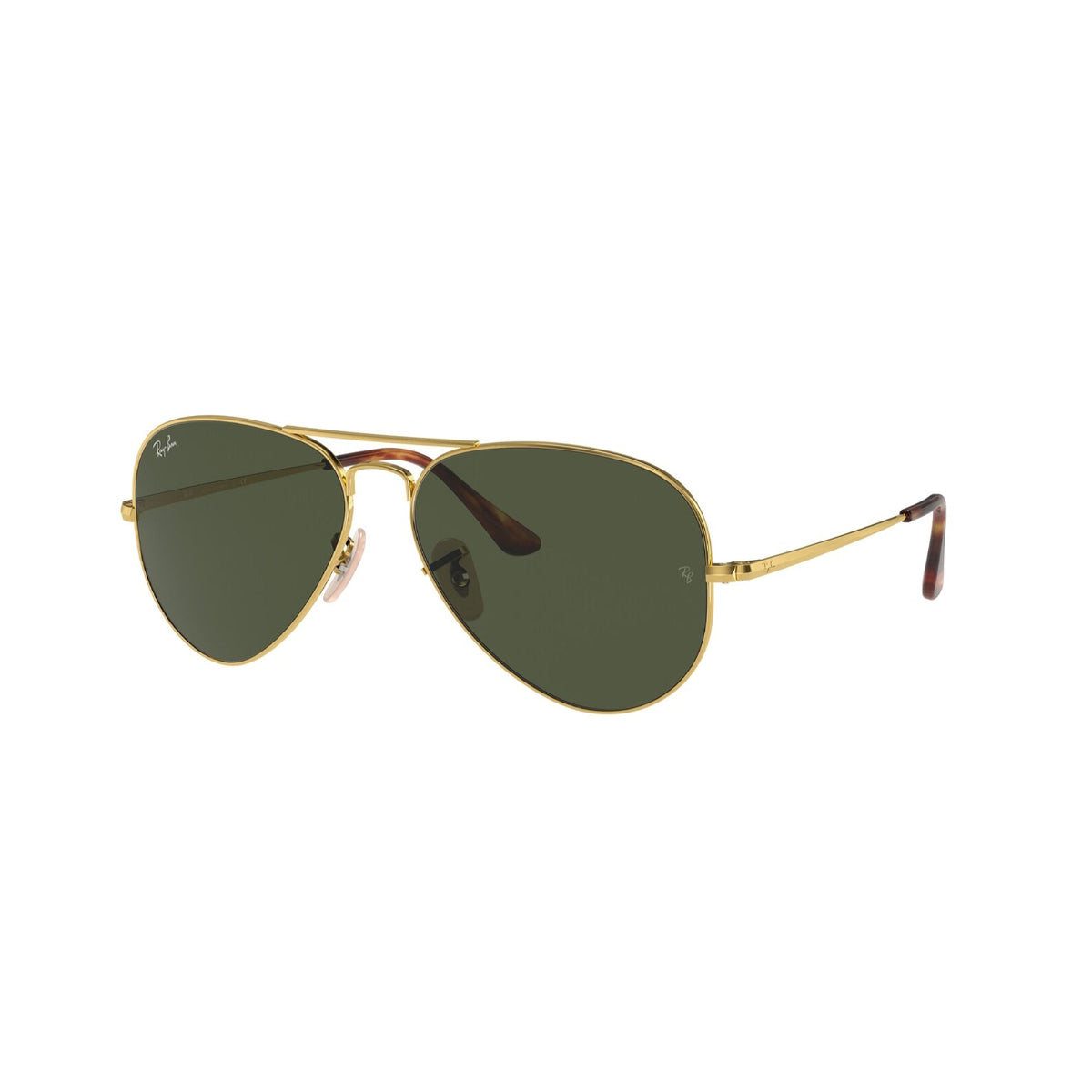 Ray-Ban Unisex Sunglasses Aviator Metal II Gold G-15 Green Metal Metal  0RB3689 914731 58