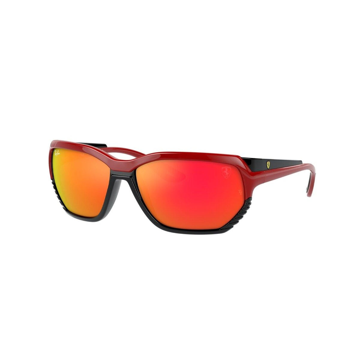 Ray-Ban Unisex Sunglasses  Red Brown Mirror Orange Plastic Plastic  0RB4366M F6236Q 61
