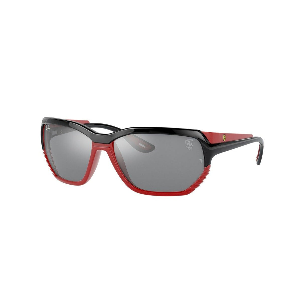 Ray-Ban Unisex Sunglasses  Black Grey Mirror Silver Gradient Plastic Plastic  0RB4366M F6766G 61