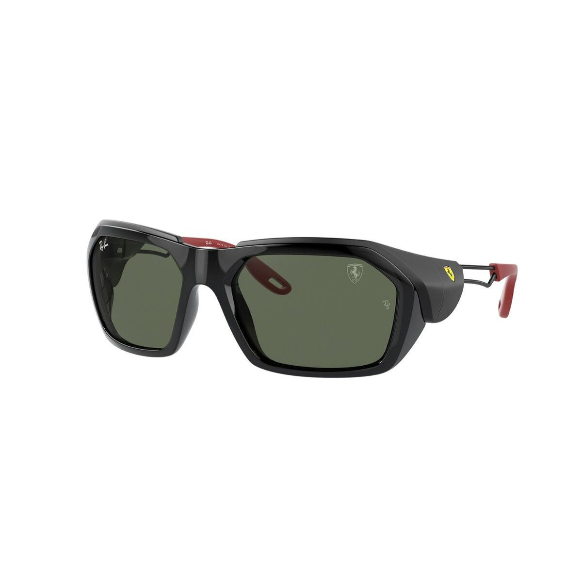 Ray-Ban Unisex Sunglasses  Black Dark Green Plastic Plastic  0RB4367M F65071 59