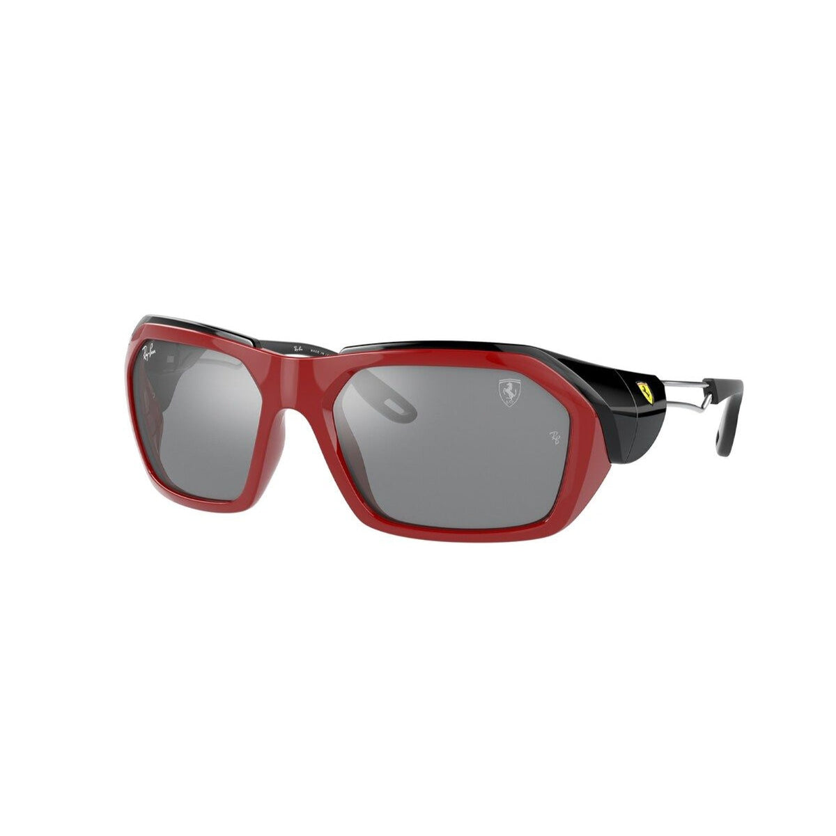 Ray-Ban Unisex Sunglasses  Red Grey Mirror Silver Gradient Plastic Plastic  0RB4367M F6636G 59