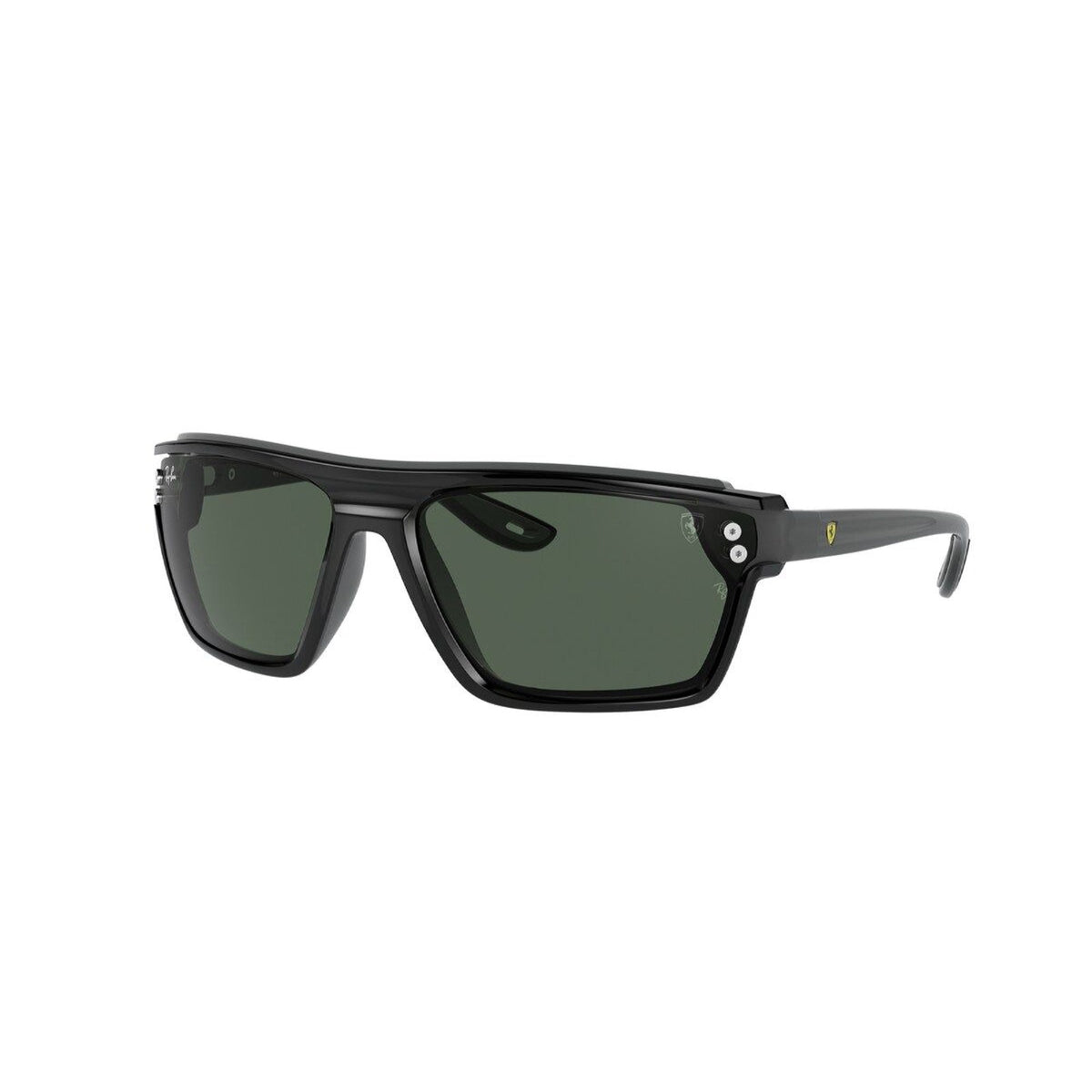 Ray-Ban Unisex Sunglasses  Black Dark Green Plastic Plastic  0RB4370M F67471 64