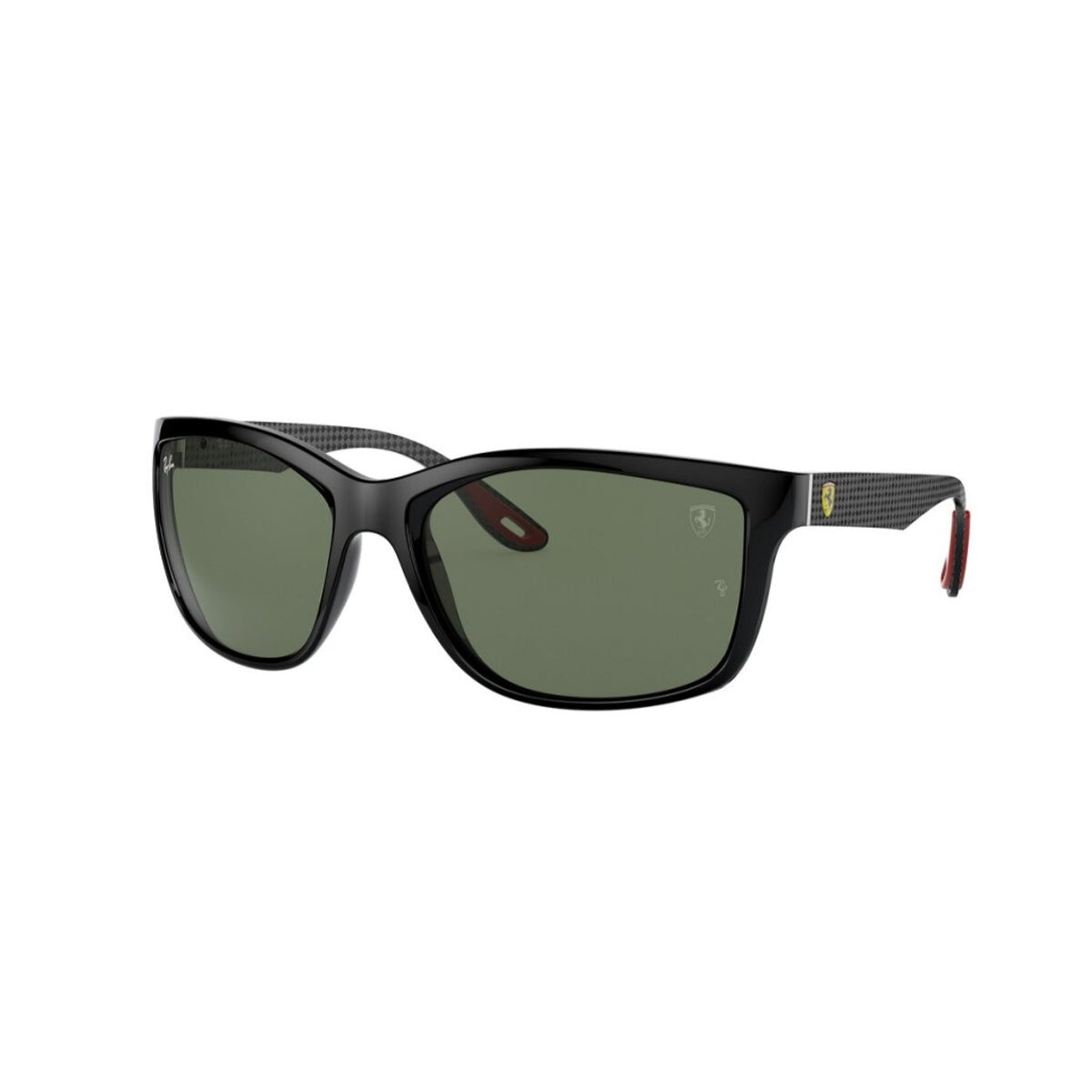 Ray-Ban Unisex Sunglasses  Black Dark Green Plastic Plastic  0RB8356M F63271 61