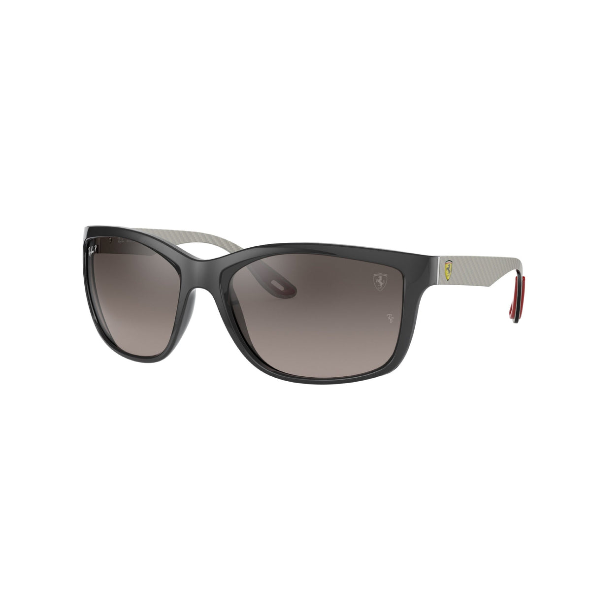 Ray-Ban Unisex Sunglasses  Grey Grey Mirror Grey Gradient Polar Plastic Plastic  0RB8356M F6565J 61