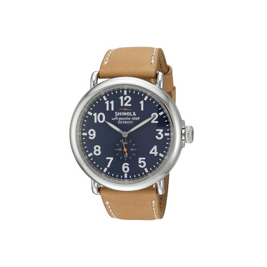 Shinola Men's 10000141 The Runwell Brown Leather Watch