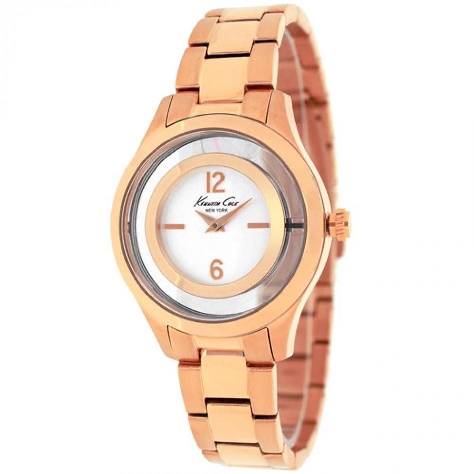 Kenneth Cole Women&#39;s 10026947 Classic Rose-Tone Stainless Steel Watch