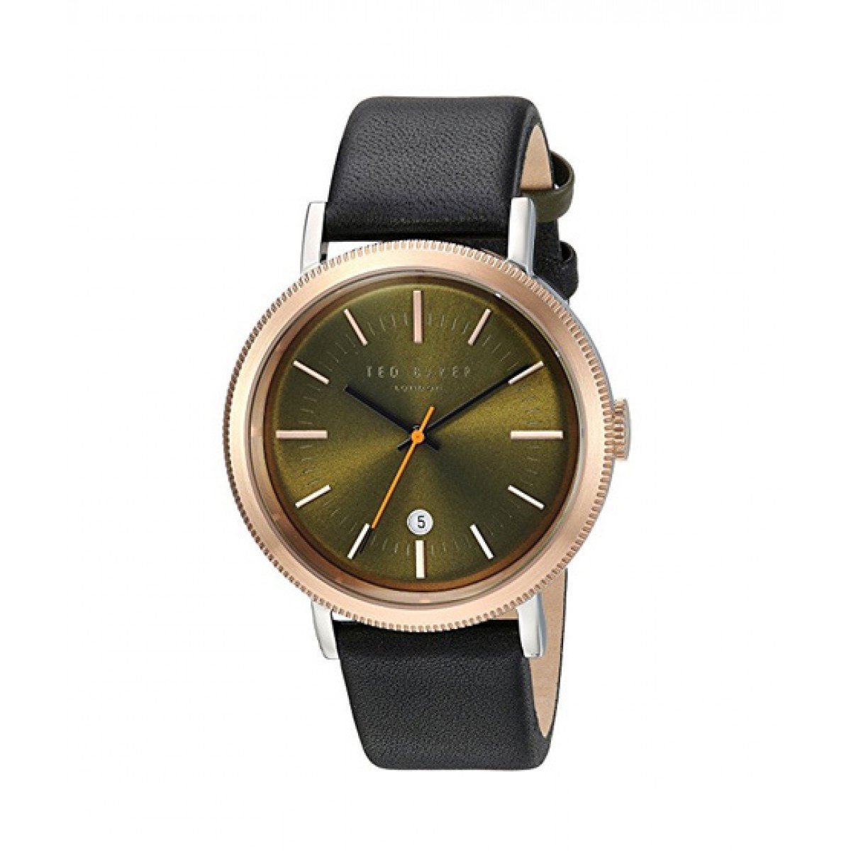 Ted Baker Men&#39;s 10031508 Connor Black Leather Watch