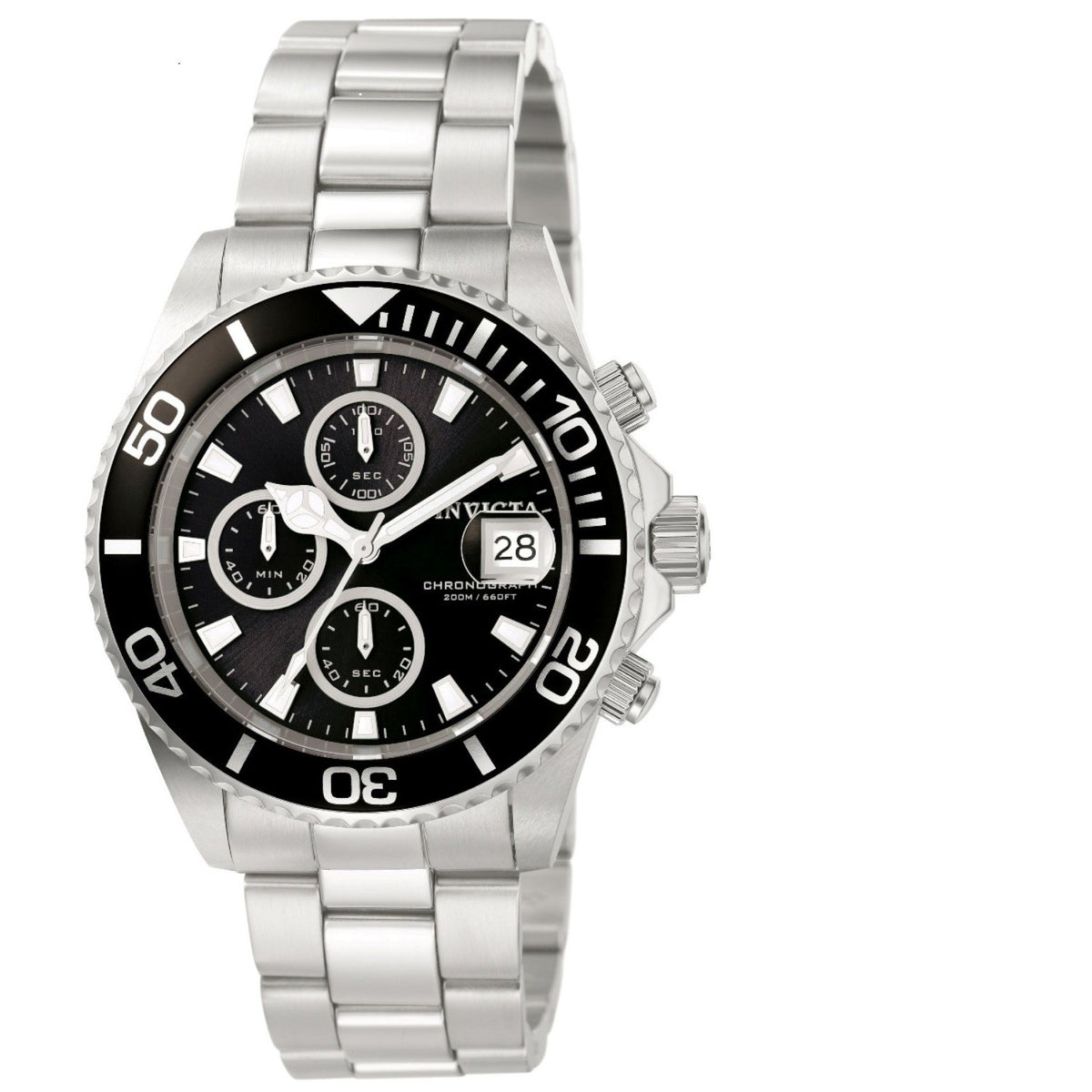 Invicta Men's 1003 Pro Diver Chronograph Stainless Steel Watch