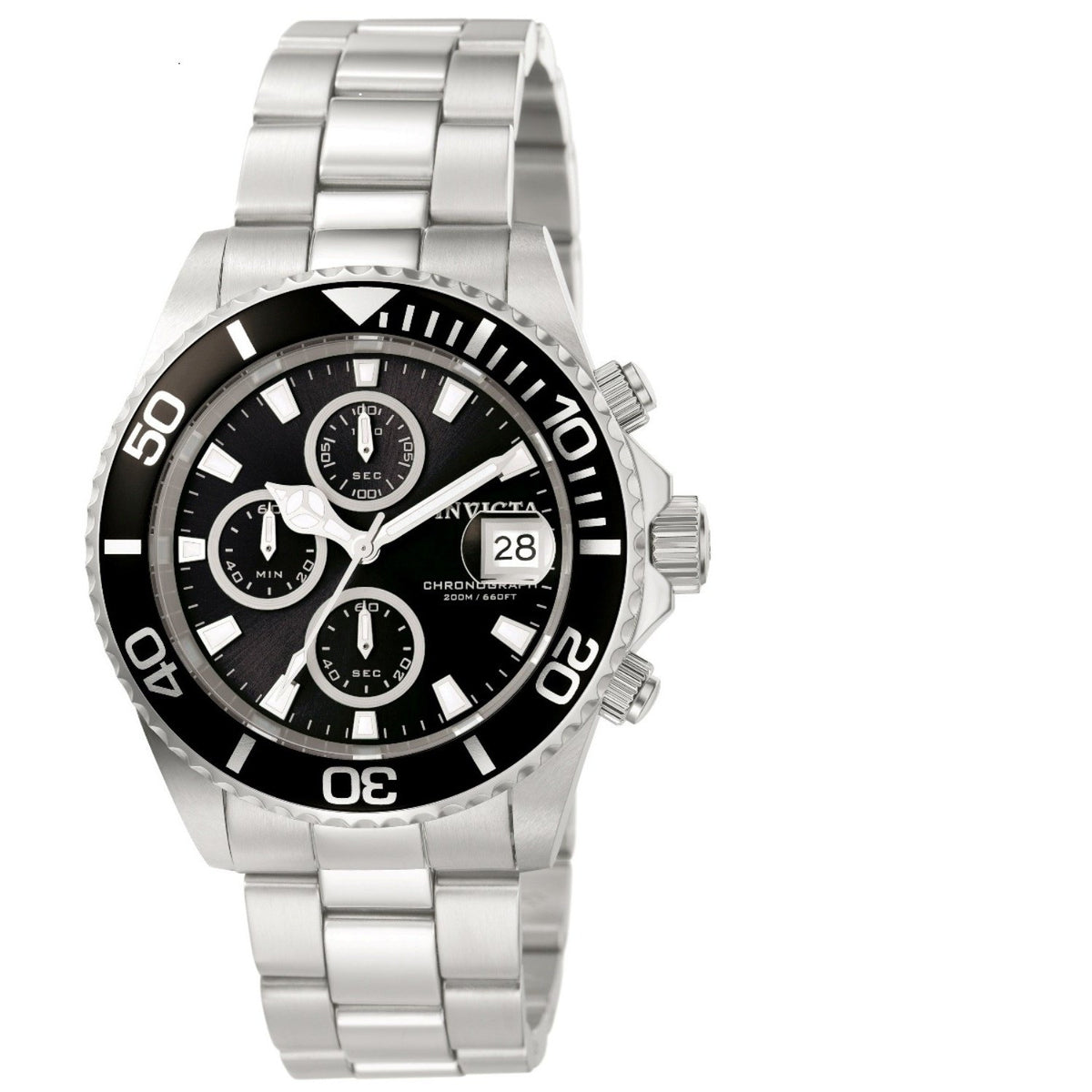 Invicta Men&#39;s 1003 Pro Diver Chronograph Stainless Steel Watch