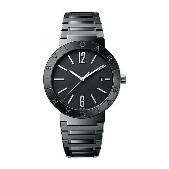 Bvlgari Men's 103540 Bvlgari Bvlgari Black Stainless Steel Watch