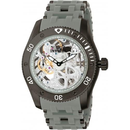 Invicta Men's 10355 Sea Spider Multi-Function Mechanical  Grey Polyurethane and Stainless Steel Watch