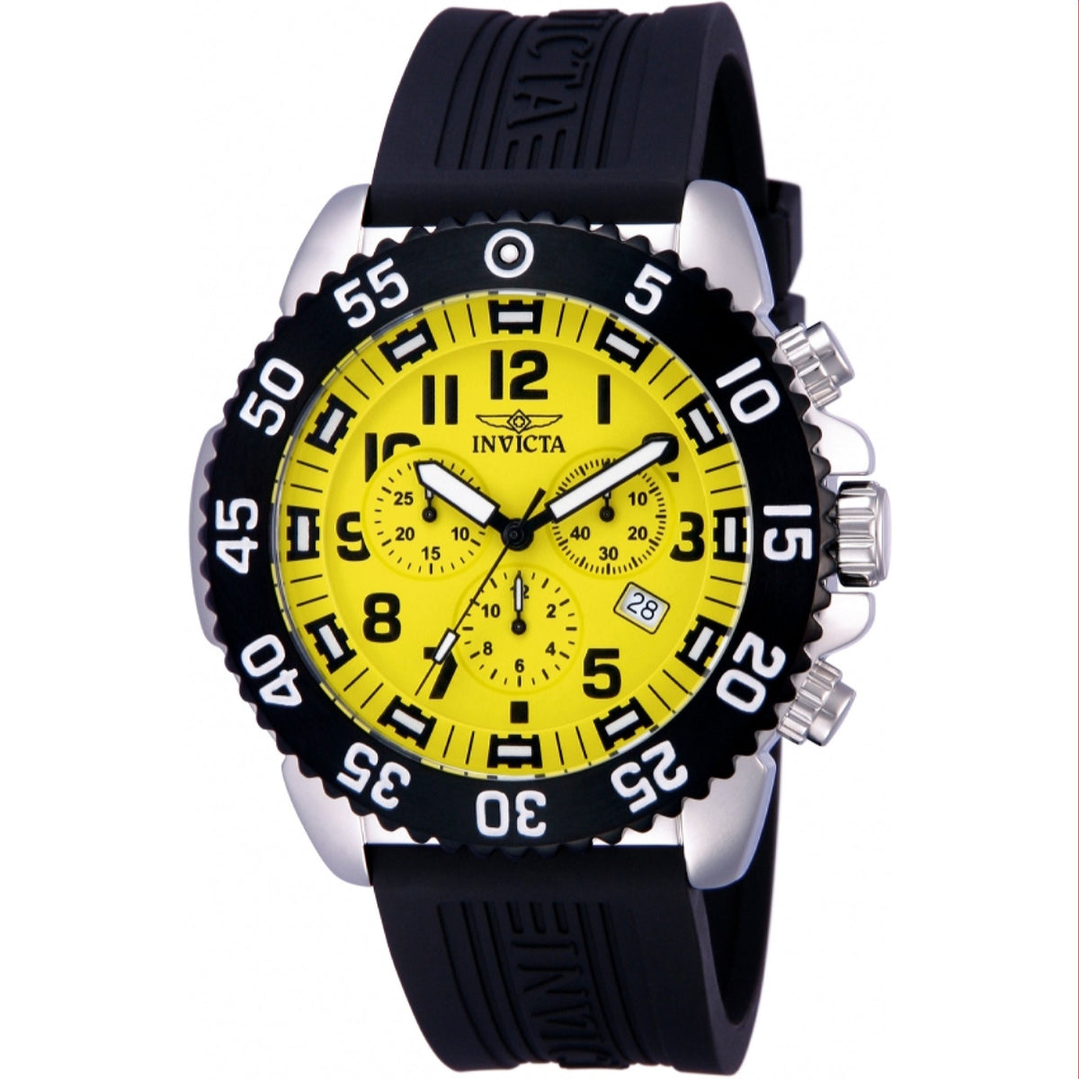 Invicta Men&#39;s 10357 Pro Diver Black Silicone Watch