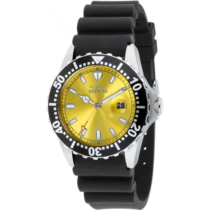Invicta Men's 10918 Pro Diver Black Polyurethane Watch