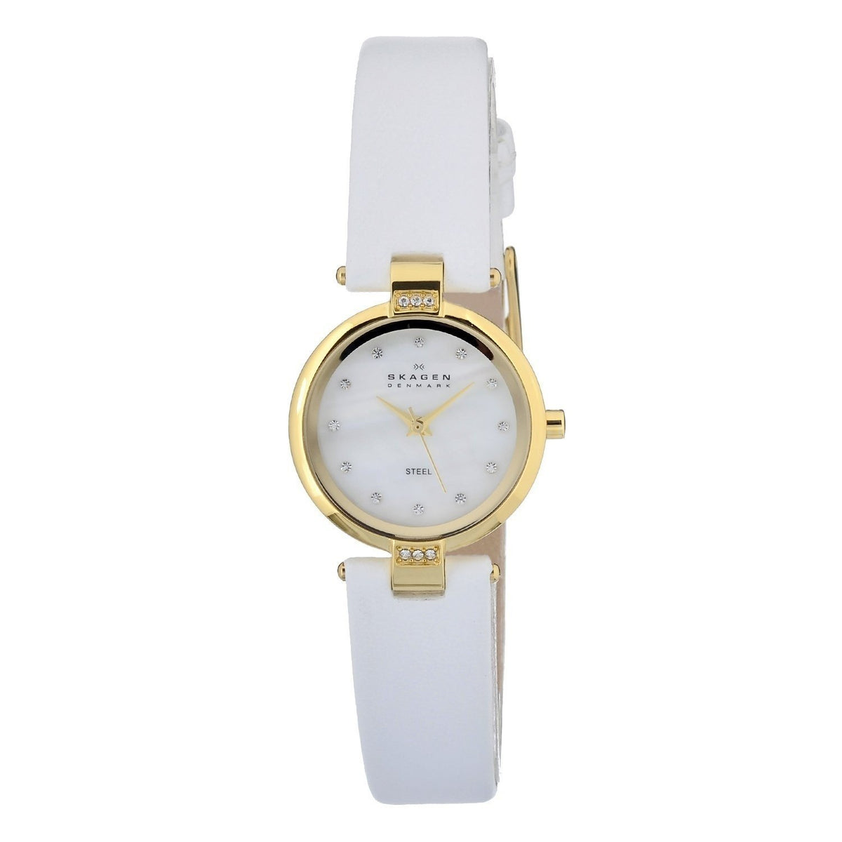 Skagen Women's 109SGLW White leather Watch