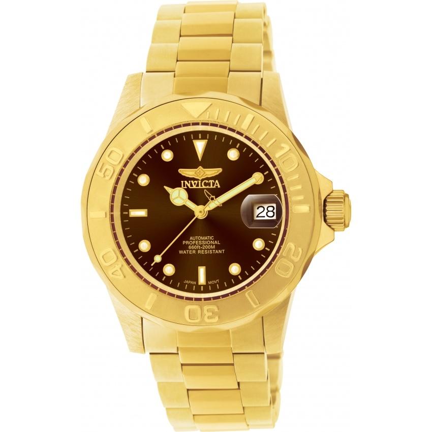 Invicta Men's 11240 Pro Diver Automatic Gold-Tone Stainless Steel Watch