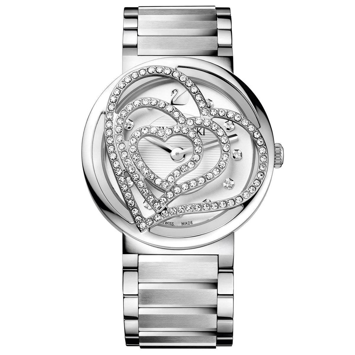 Swarovski Women&#39;s 1130167 Citra Sphere Heart Edition Crystal Stainless Steel Watch