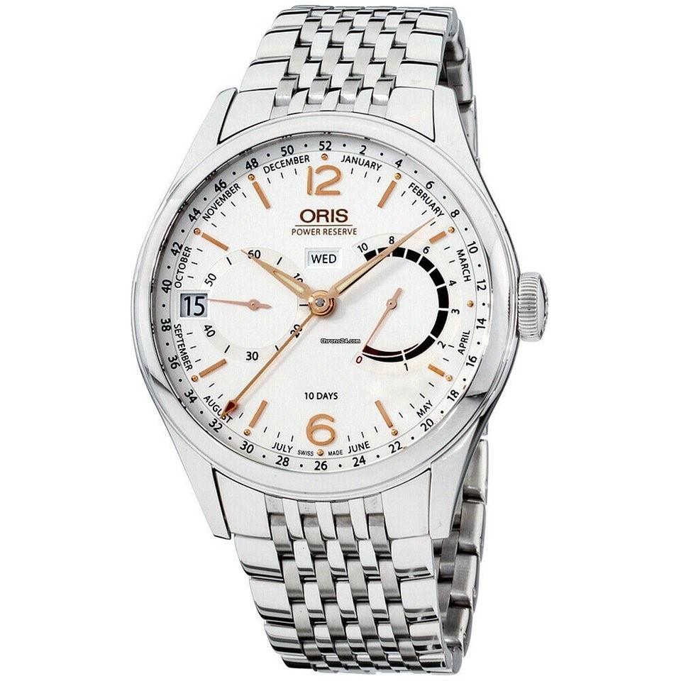 Oris Men&#39;s 11377384031MB Artelier Stainless Steel Watch