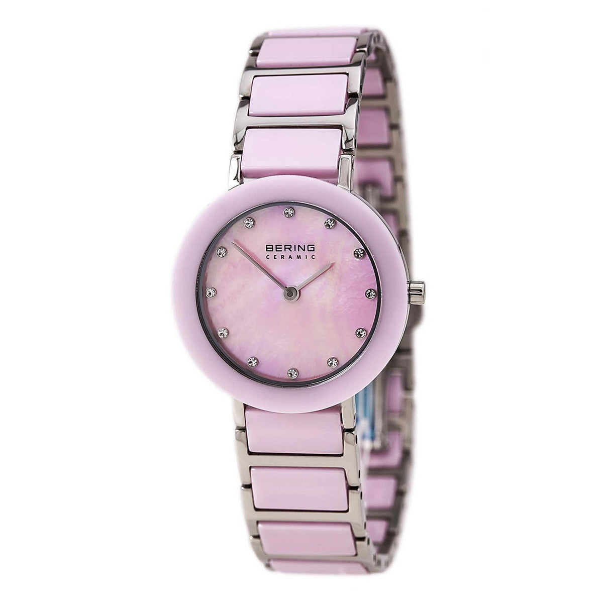 Bering Women&#39;s 11429-999 Ceramic Crystal Two-Tone Stainless steel and Ceramic Watch
