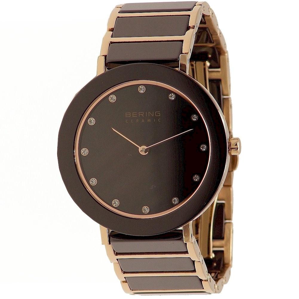 Bering Women&#39;s 11435-765 Ceramic Crystal Two-Tone Stainless steel and Ceramic Watch