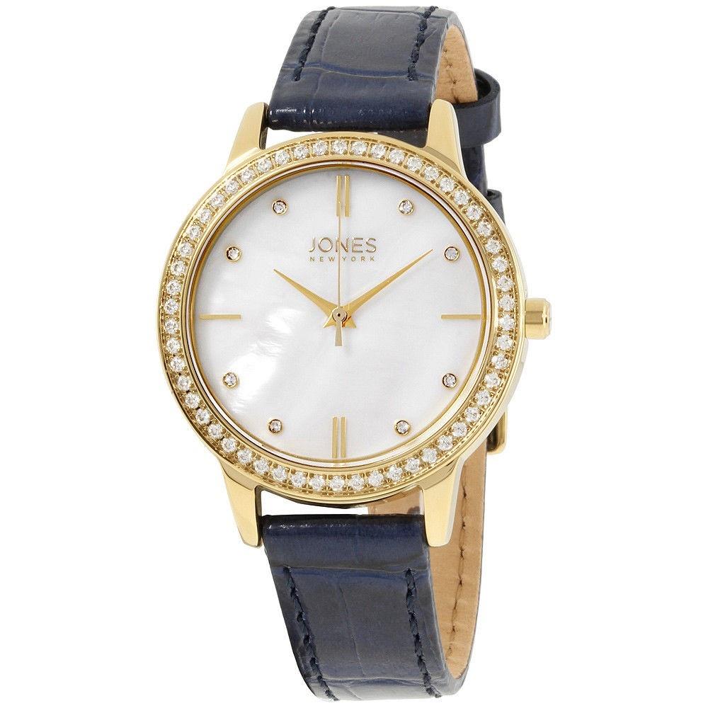 Jones New York Women's 11536G528-007 Blue Leather Watch