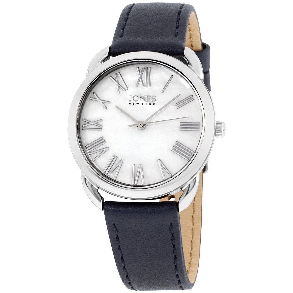 Jones New York Women's 11596S528-007 Blue Leather Watch