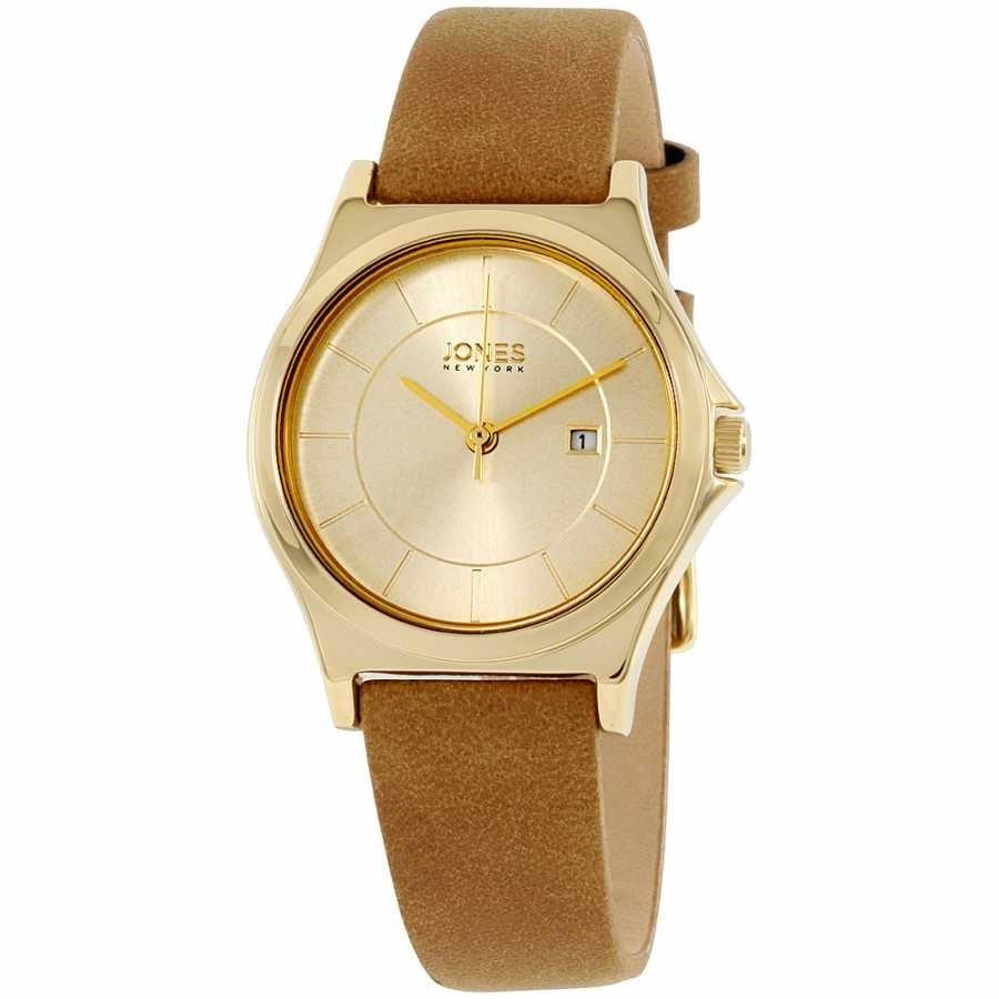 Jones New York Women's 11683G528-822 Beige Leather Watch