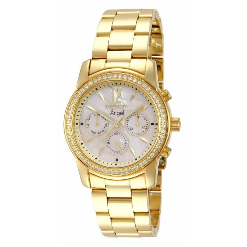 Invicta Women&#39;s 11772 Angel Chronograph  Gold-Tone Stainless Steel Watch