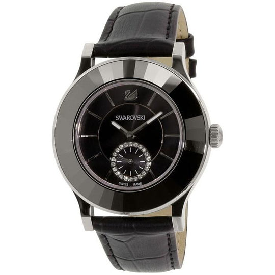 Swarovski Women's 1181759 Octea Classica Black Leather Watch