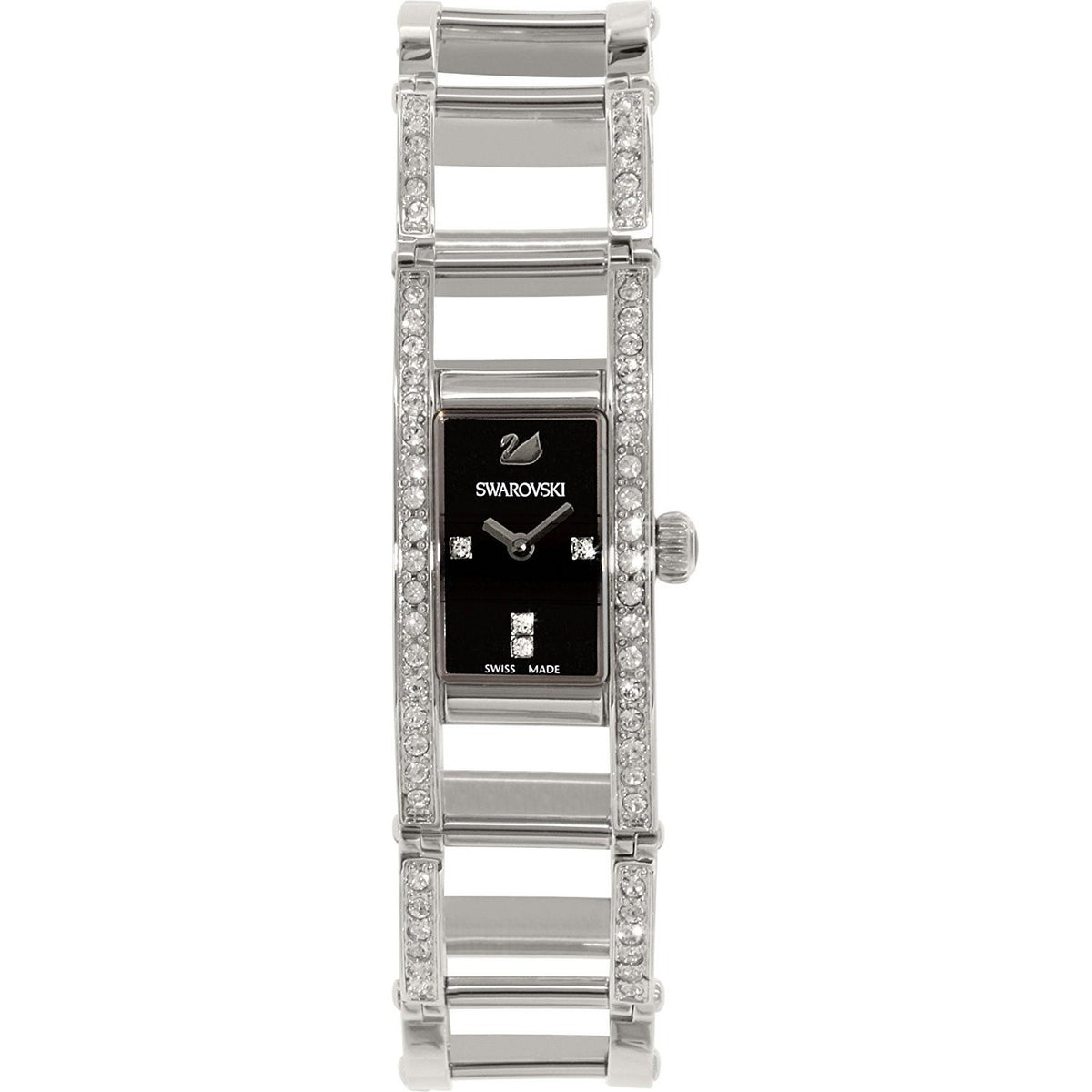 Swarovski Women&#39;s 1186075 Indira Crystal Stainless Steel Watch