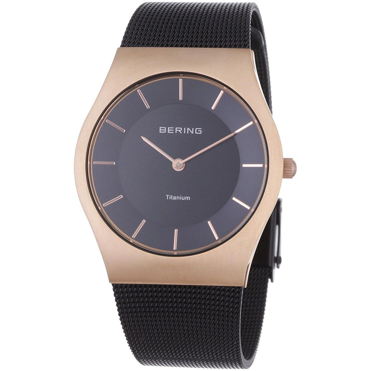 Bering Men&#39;s 11937-262 Titanium Black Titanium Watch