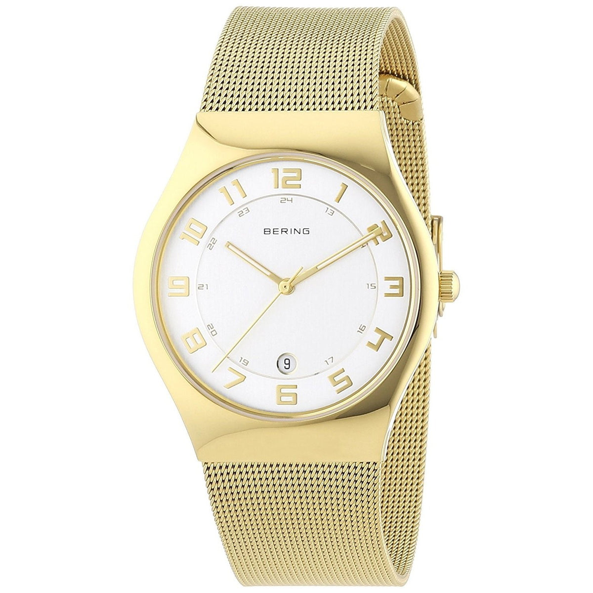 Bering Women&#39;s 11937-334 Classic Gold-Tone Stainless Steel Watch