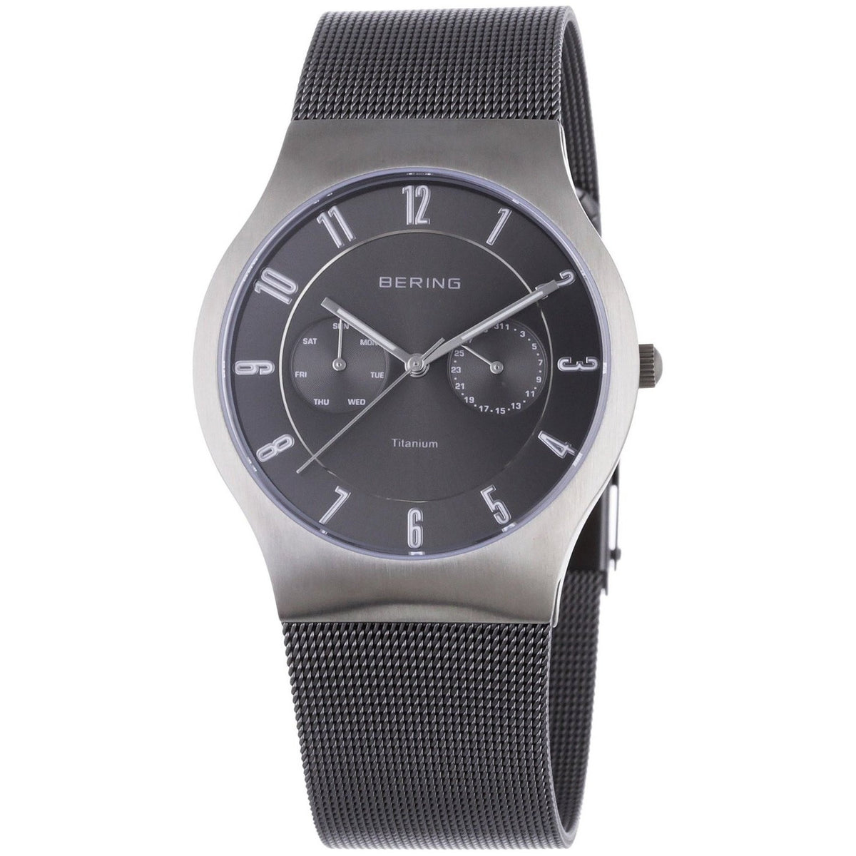 Bering Men&#39;s 11939-077 Classic Multi-Function Titanium Watch