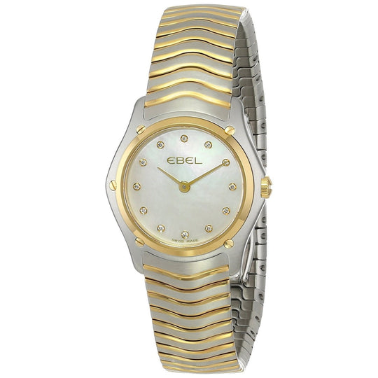Ebel Women's 1215371 Classic 18kt Yellow Gold Diamond Two-Tone Stainless Steel Watch