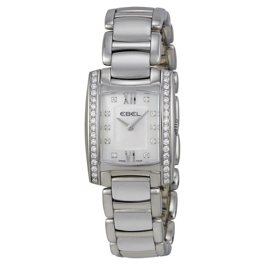 Ebel Women's 1215607 Brasilia Mini Diamond Stainless Steel Watch