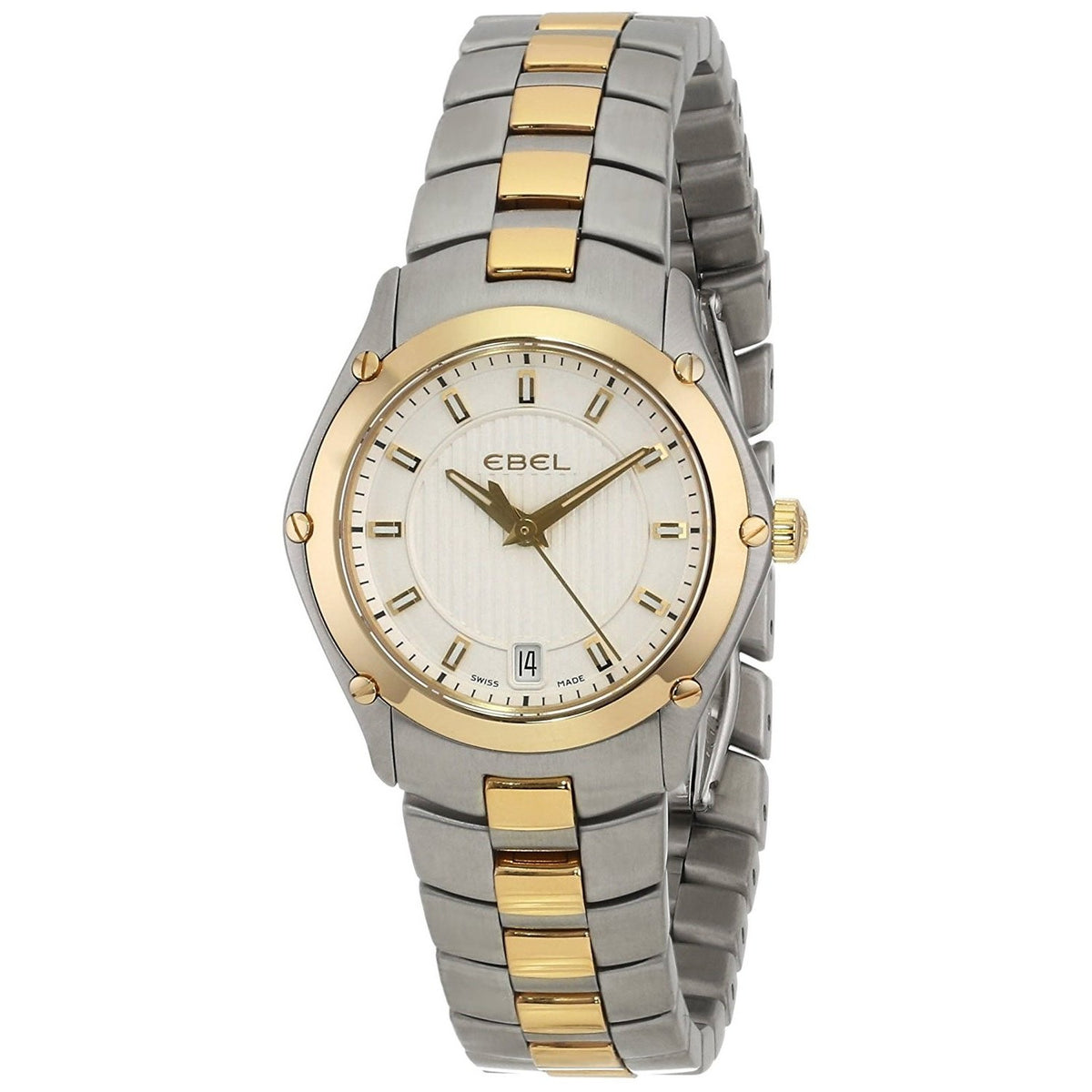 Ebel Women&#39;s 1216028 Sport 18kt Yellow Gold Two-Tone Stainless Steel Watch