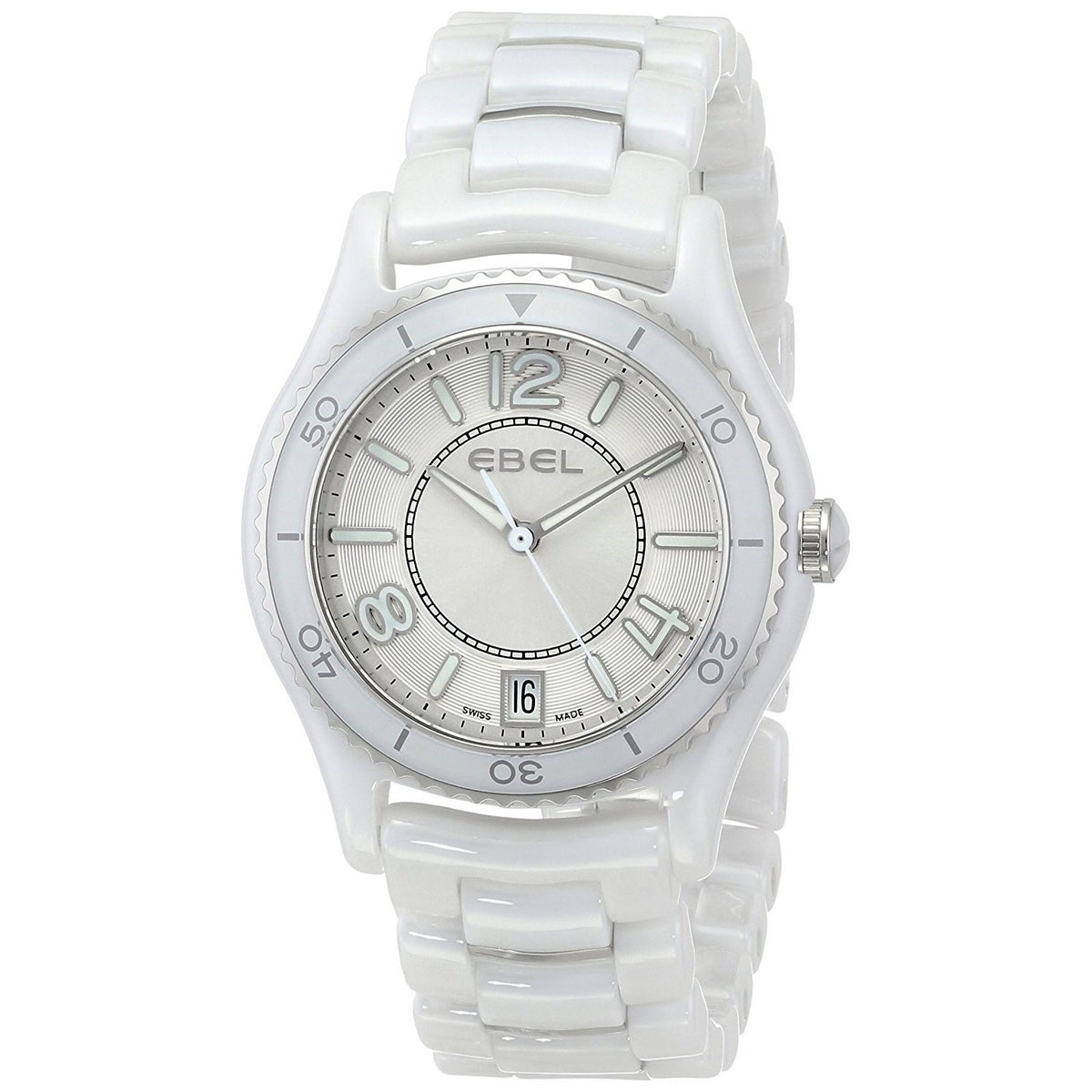 Ebel Women&#39;s 1216129 X-1 White Ceramic Watch