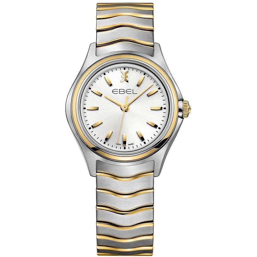 Ebel Women&#39;s 1216195 Wave 18kt Yellow Gold Two-Tone Stainless Steel Watch