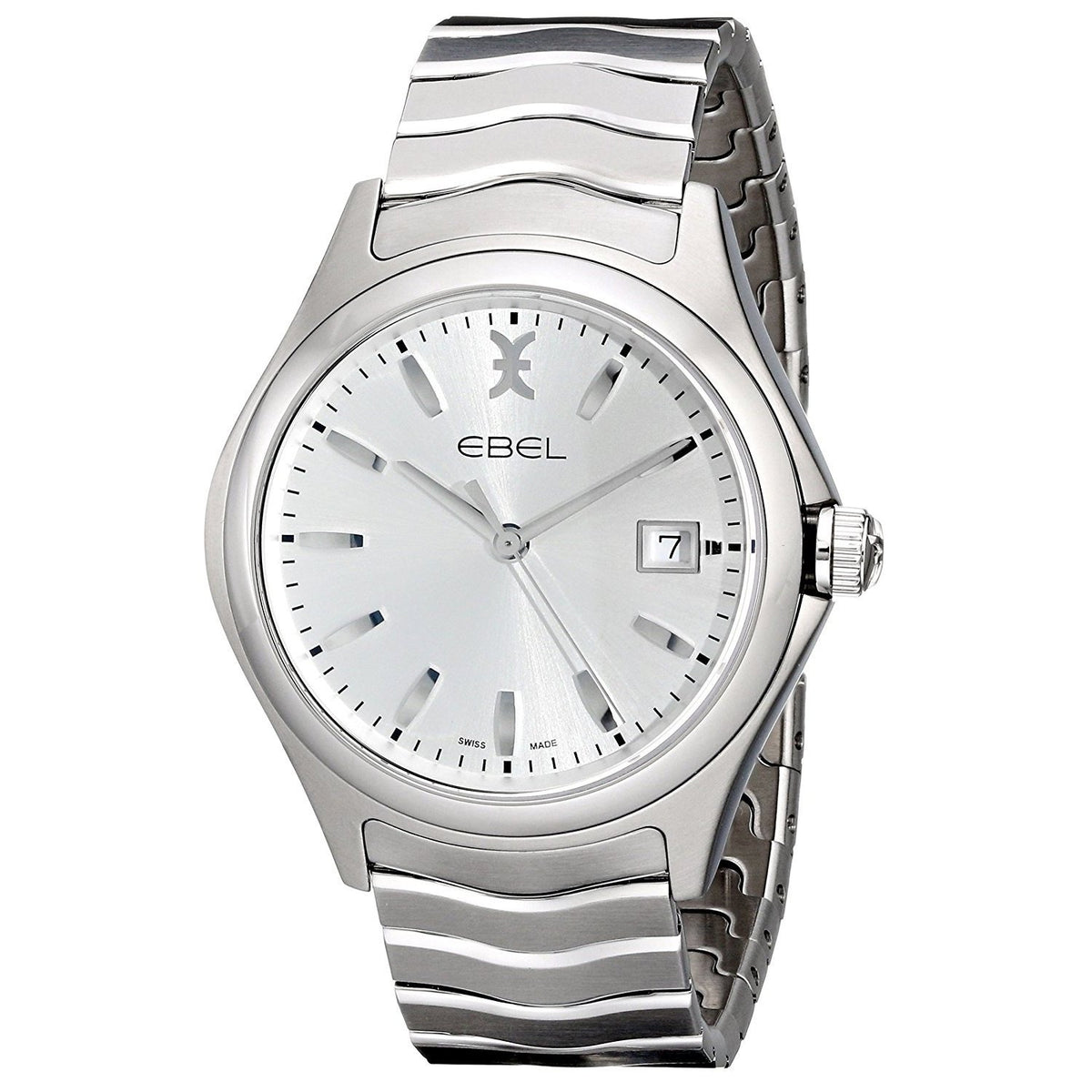 Ebel Men&#39;s 1216200 Wave Stainless Steel Watch