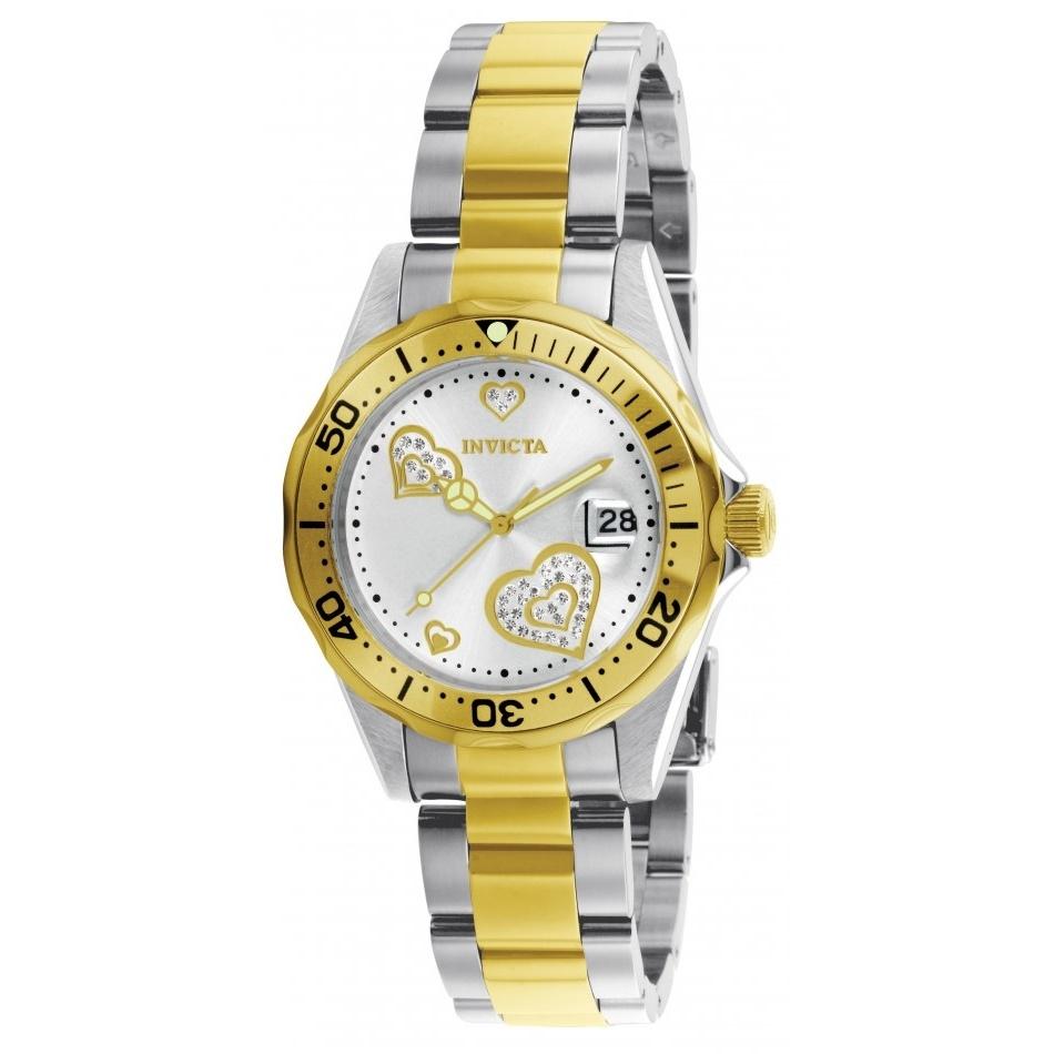 Invicta Women&#39;s 12287 Angel Gold-Tone and Silver Stainless Steel Watch