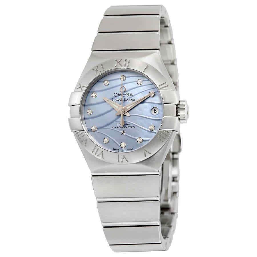 Omega Women&#39;s 123.10.27.20.57.001 Constellation Co-Axial Stainless Steel Watch