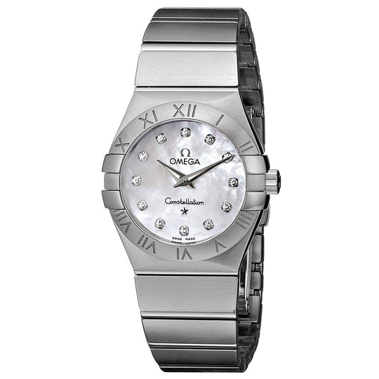 Omega Women's 123.10.27.60.55.001 Constellation Diamond Stainless Steel Watch