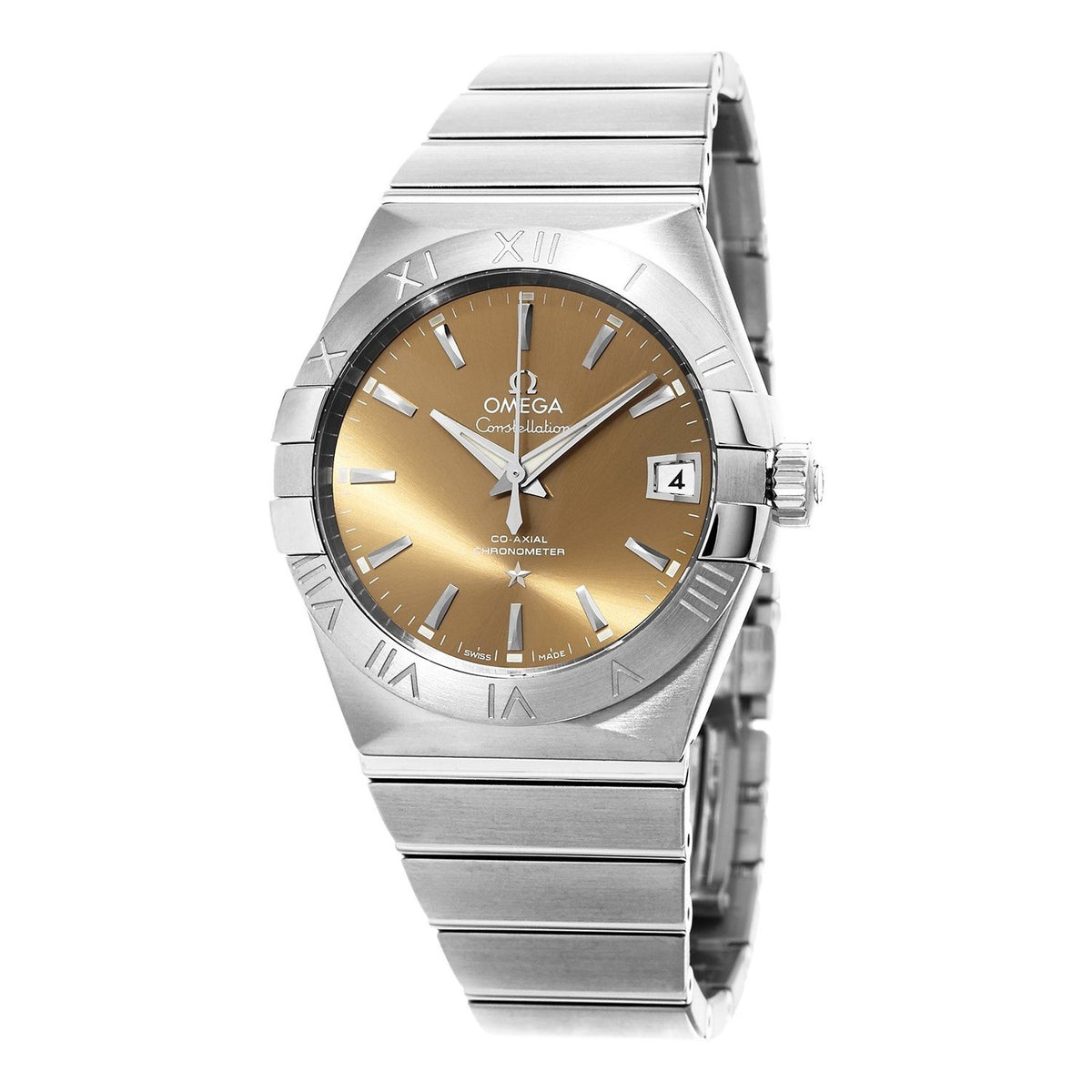 Omega Men&#39;s 123.10.38.21.10.001 Constellation Co-Axial Stainless Steel Watch