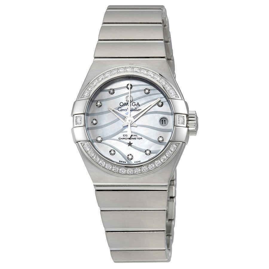 Omega Women&#39;s 123.15.27.20.55.002 Constellation Co-Axial Stainless Steel Watch