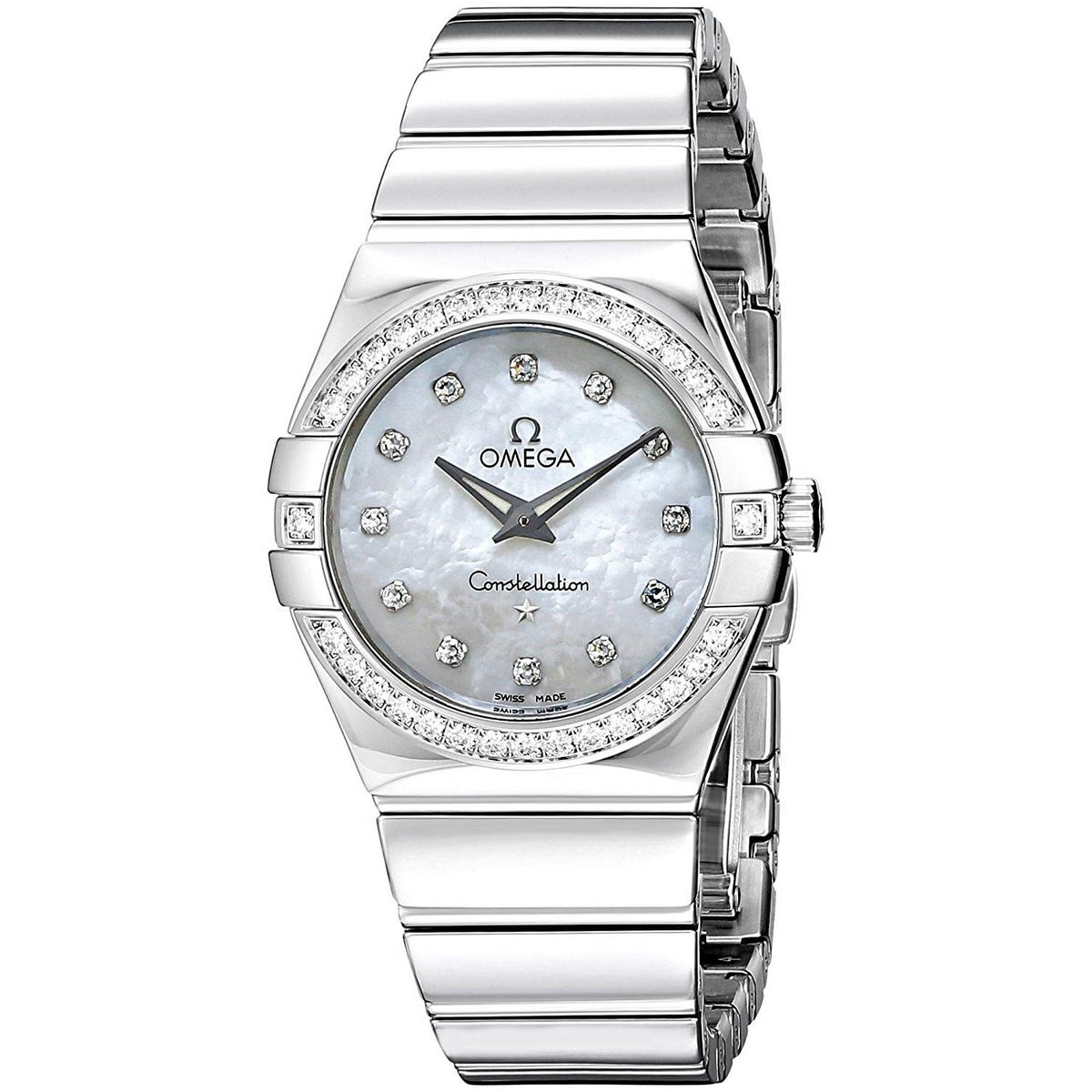 Omega Women&#39;s 123.15.27.60.55.003 Constellation Diamond Stainless Steel Watch