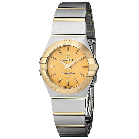 Omega Women's 123.20.24.60.08.001 Constellation 18kt Yellow Gold Two-Tone Stainless Steel Watch