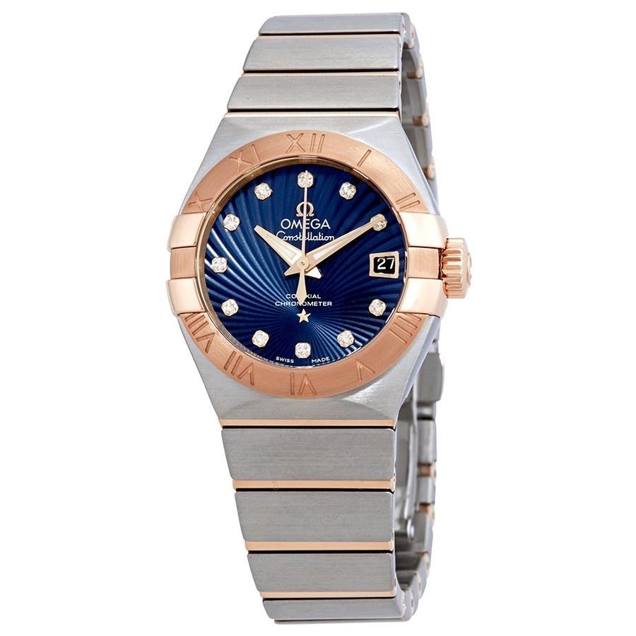 Omega Women&#39;s 123.20.27.20.53.001 Constellation Co-Axial Two-Tone Stainless Steel Watch