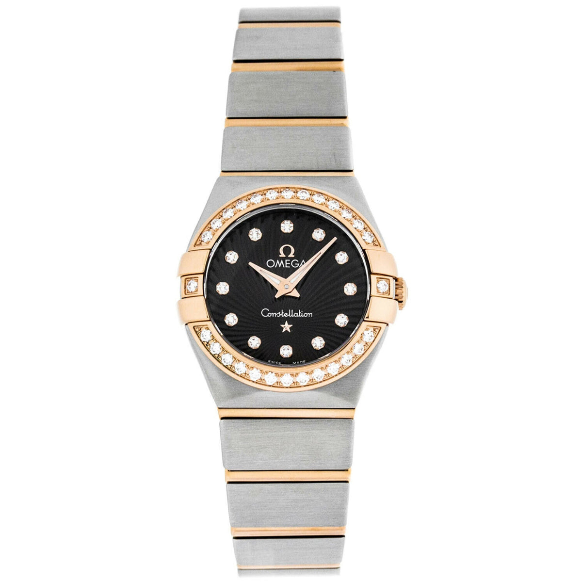 Omega Constellation Women&#39;s 123.25.24.60.63.001 Two-Tone 18kt Rose Gold and Stainless Steel Watch